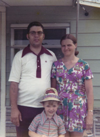 John, Vera and Allen, June 1972